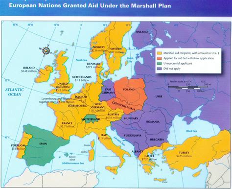 Marshall Plan Map