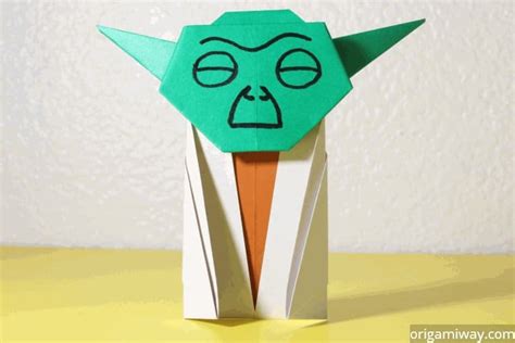 Easy Origami Yoda Instructions With Stand