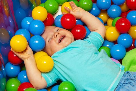 Baby With Play Balls Free Stock Photo - Public Domain Pictures