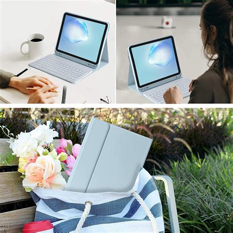 Buy iPad 10th Generation Keyboard Case 10.9“2022, Slim Smart Keyboard ...