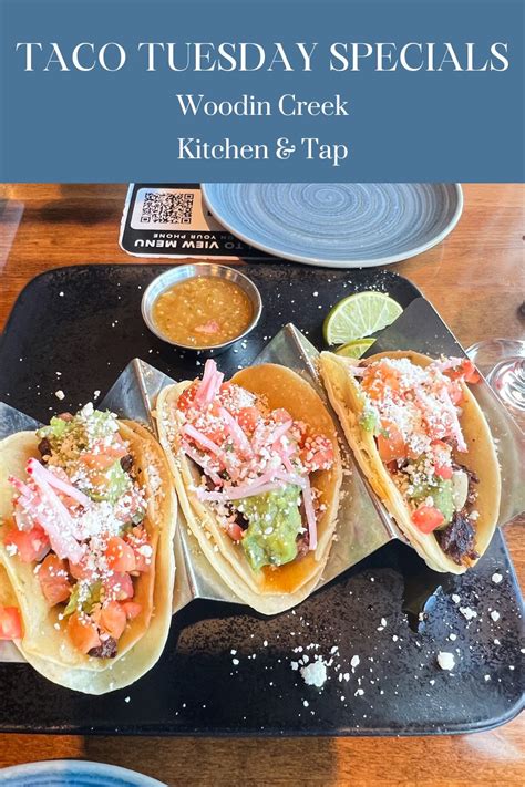 Taco Tuesday and Happy Hour at Woodin Creek Kitchen & Tap in ...