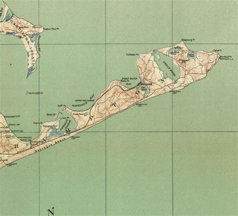 Vintage Map of Long Island 1913 - VINTAGE MAPS AND PRINTS