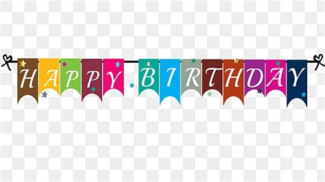 Happy Birthday Banner Vector Art PNG Images | Free Download On Pngtree