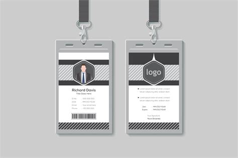 Minimalist ID Card Design Graphic by Ju Design · Creative Fabrica