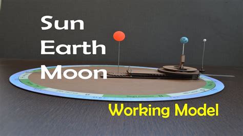 Working Model - Sun, Earth and Moon - YouTube