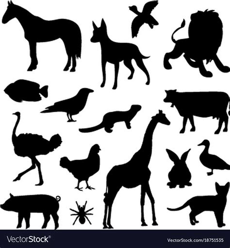 Animal farm pet wildlife zoo icon Royalty Free Vector Image