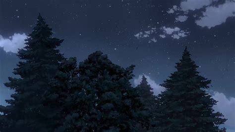 Forest Night Sky Live Wallpaper - MoeWalls