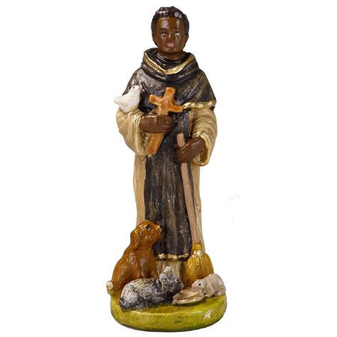 ST. MARTIN DE PORRES SMALL STATUE | EWTN Religious Catalogue