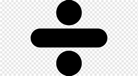 Obelus Division Mathematics Symbol Sign, Mathematics, rectangle, black, sign png | PNGWing