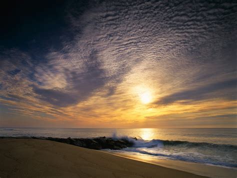 sunset, Clouds, Beaches Wallpapers HD / Desktop and Mobile Backgrounds