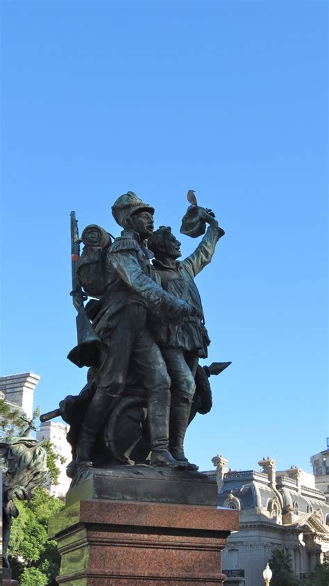 Equestrian statue of José de San Martin in Buenos Aires Argentina