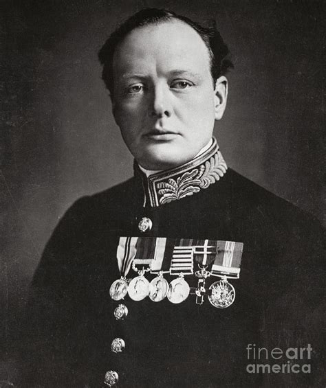 Winston Churchill In Military Uniform Photograph by Bettmann