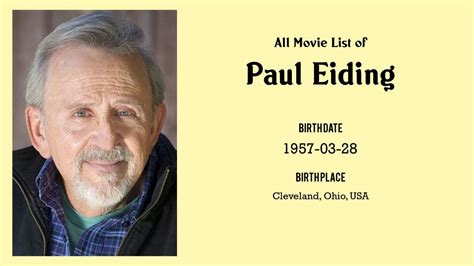 Paul Eiding Movies list Paul Eiding| Filmography of Paul Eiding - YouTube