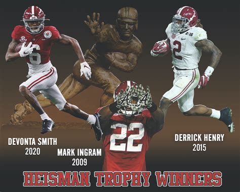 Alabama Heisman Trophy Winners 8x10 Photo - Etsy