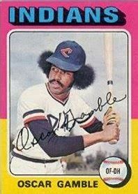 really bad baseball cards: Oscar Gamble: World's Largest Afro