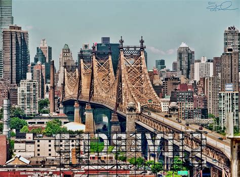 Ed Koch Bridge Photograph by S Paul Sahm