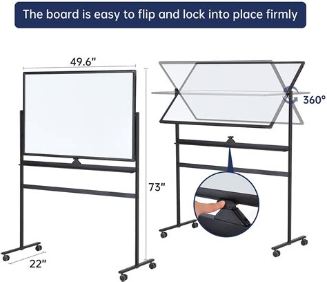 Large Rolling Magnetic Whiteboard – ProvidentLivingCenter.com