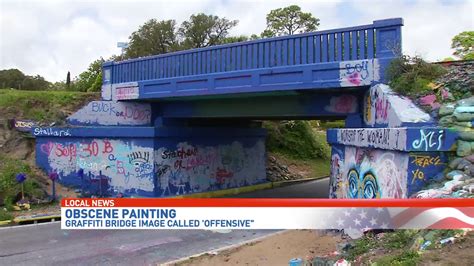 Graphic painting on Graffiti Bridge could land artist behind bars | WEAR