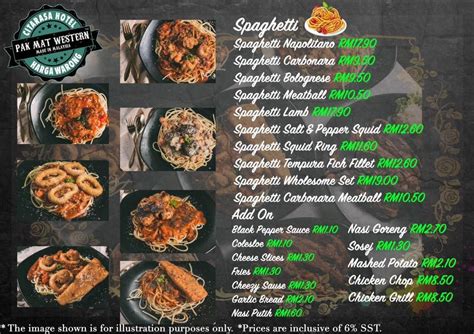 PAK MAT Western, Western Malay cuisine at Simpang Ampat, Penang | Menu ...