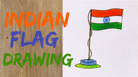 How to draw INDIAN FLAG - Step by Step / Easy National flag of India ...