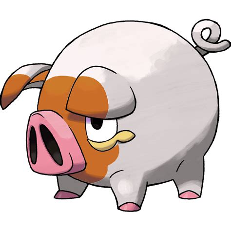 White Lechonk (Because someone suggested it.) : r/lechonkpokemon