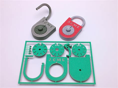 3-Digit Combination Padlock Kit Card od autora LoboCNC | Stáhněte si zdarma STL model ...