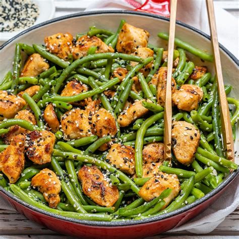 Fast & Simple Chicken and Green Bean Stir Fry for Clean Eating | Clean Food Crush