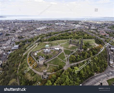 Edinburgh City Historic Calton Hill Monuments Stock Photo 512268106 ...