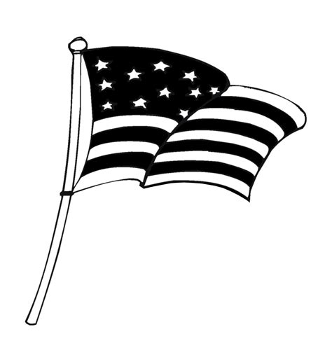 Free American Flag Clip Art Black And White, Download Free American Flag Clip Art Black And ...