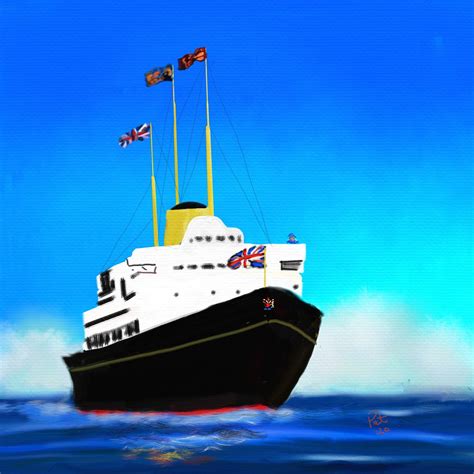 Royal Yacht Britannia | A fun image using bold colours and i… | Flickr