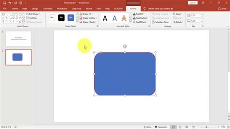 How to change the thickness of a shape outline in PowerPoint - YouTube