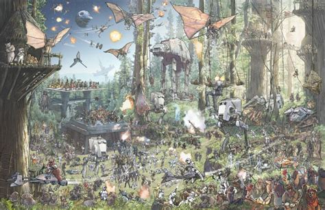 Star Wars - The Epic Battles Endor by Jeff Carlisle | Star wars ...