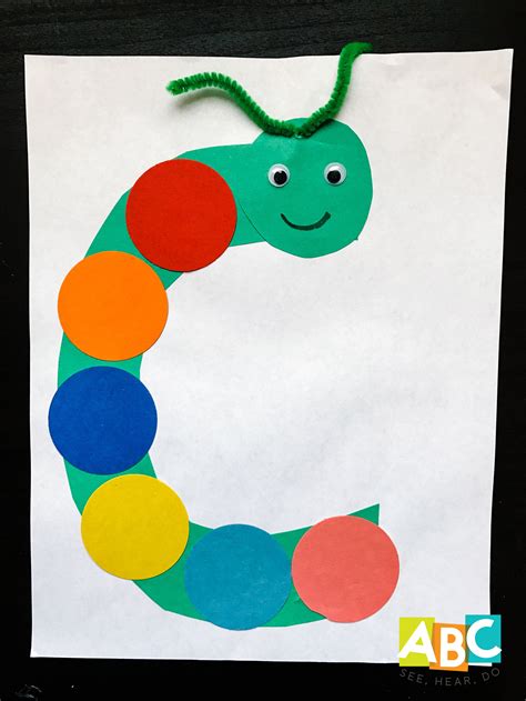 C is for Caterpillar! | Letter c crafts, Letter a crafts, Toddler crafts