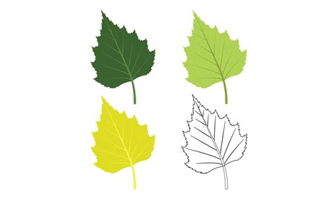 Autumn Tree Leafs Line Art, Fall Leaves Crafts Gnome Design, Clipart Tree Leafs Illustration ...
