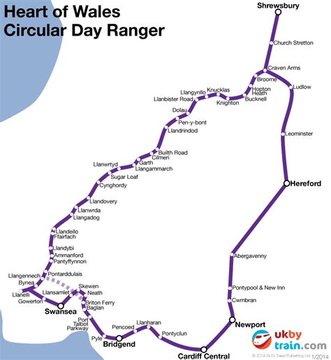 Heart of Wales Circular Day Ranger rail pass