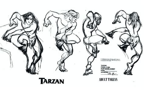 The Art Reference Blog | Disney concept art, Tarzan, Character design sketches