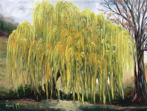 The Willow Tree Painting by Roxy Rich