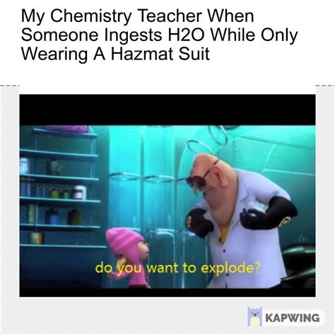 The best chemistry memes :) Memedroid