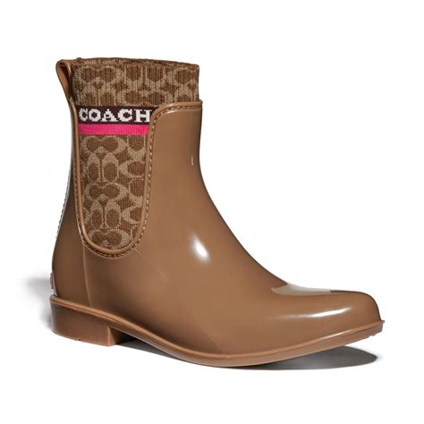 Coach Women's Rivington Rain Bootie | Rain Boots | Shoes - Shop Your ...