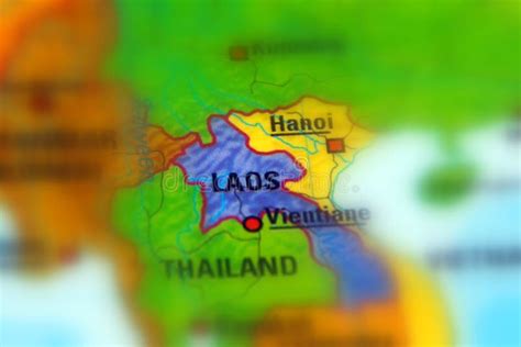 Laos, Officially the Lao People`s Democratic Republic. Stock Image ...