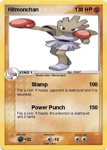 Pokémon Hitmonchan 104 104 - Stamp - My Pokemon Card