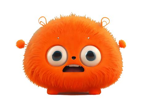 Cute Fluffy Monster 3D Cartoon Free Stock Photo - Public Domain Pictures