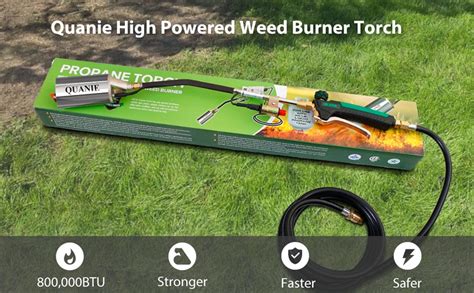 Amazon.com: Propane Torch Weed Burner Kit,High Output 800,000 BTU with ...