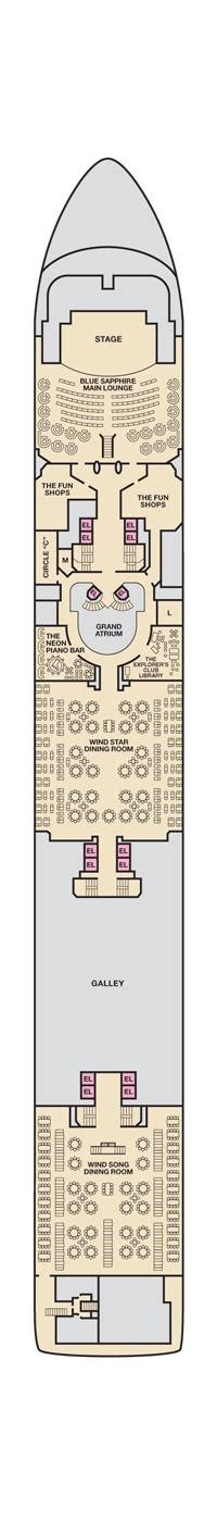 Carnival Ecstasy Deck Plans