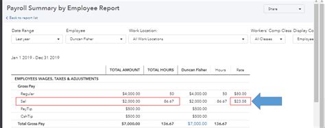 Payroll Summary Report - Rate Column - QuickBooks Community