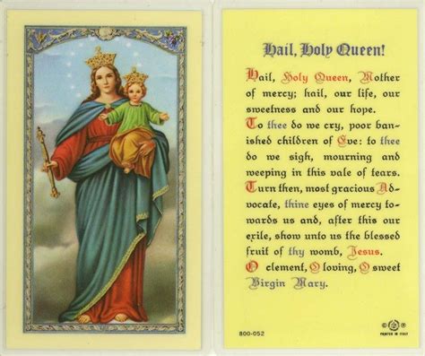 Hail Holy Queen Prayer Card - Cool Product Testimonials, Deals, and acquiring Help