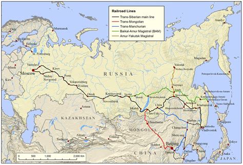 Exploring The Trans Siberian Railway Map: A Journey Of A Lifetime - Map ...