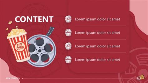 Movie-themed PowerPoint template | Free Slides