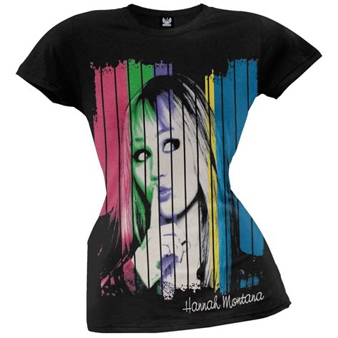 Hannah Montana - Shhh Juniors T-Shirt - Walmart.com