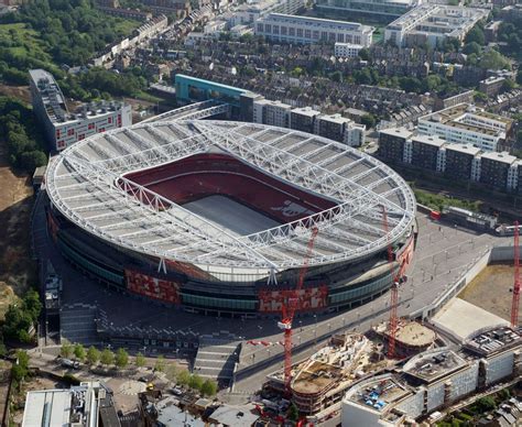 Aerial views of London football stadiums - Daily Star